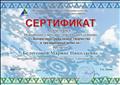 Сертификат участника Межрайонного методико-практического семинара "Декоративно-прикладное творчество и традиционные ремесла", 15 декабря 2020 г.
